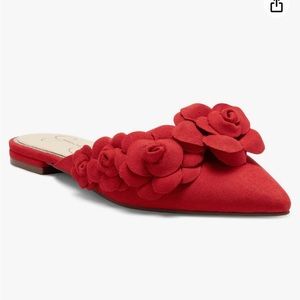 Jessica Simpson Floral Mules